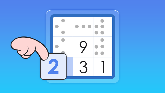 sudoku with candidate mode